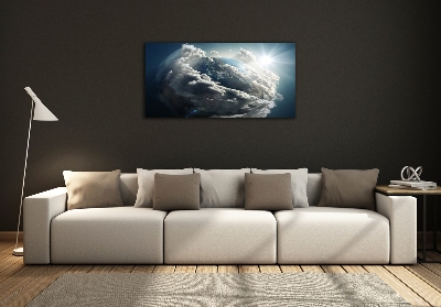 Foto obraz szkło hartowane Planeta Ziemia