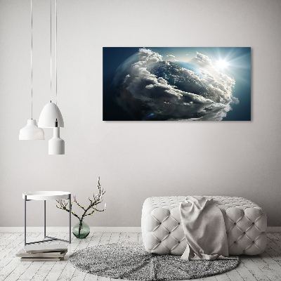 Foto obraz szkło hartowane Planeta Ziemia
