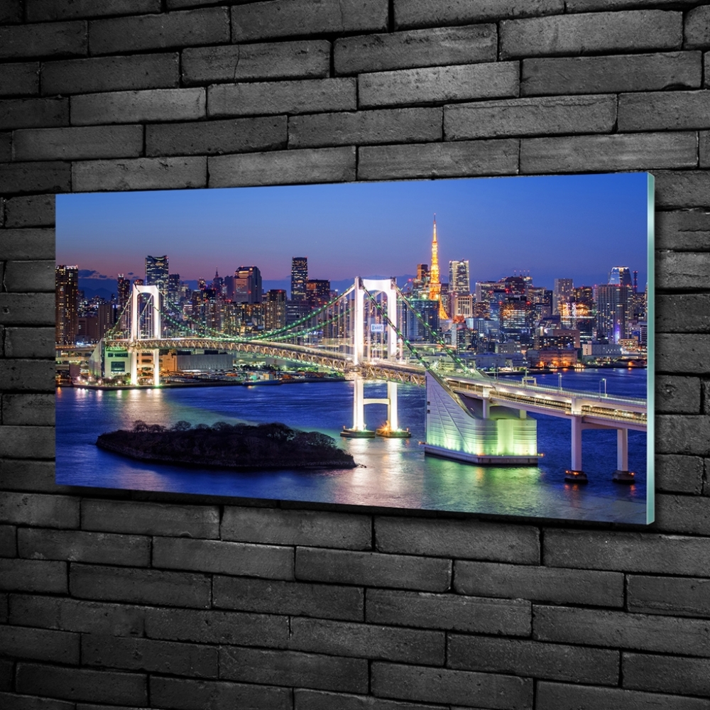Foto obraz szkło hartowane Most w Tokio