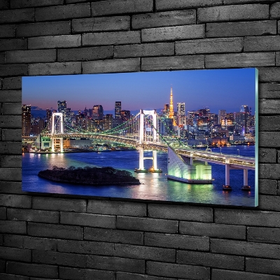 Foto obraz szkło hartowane Most w Tokio