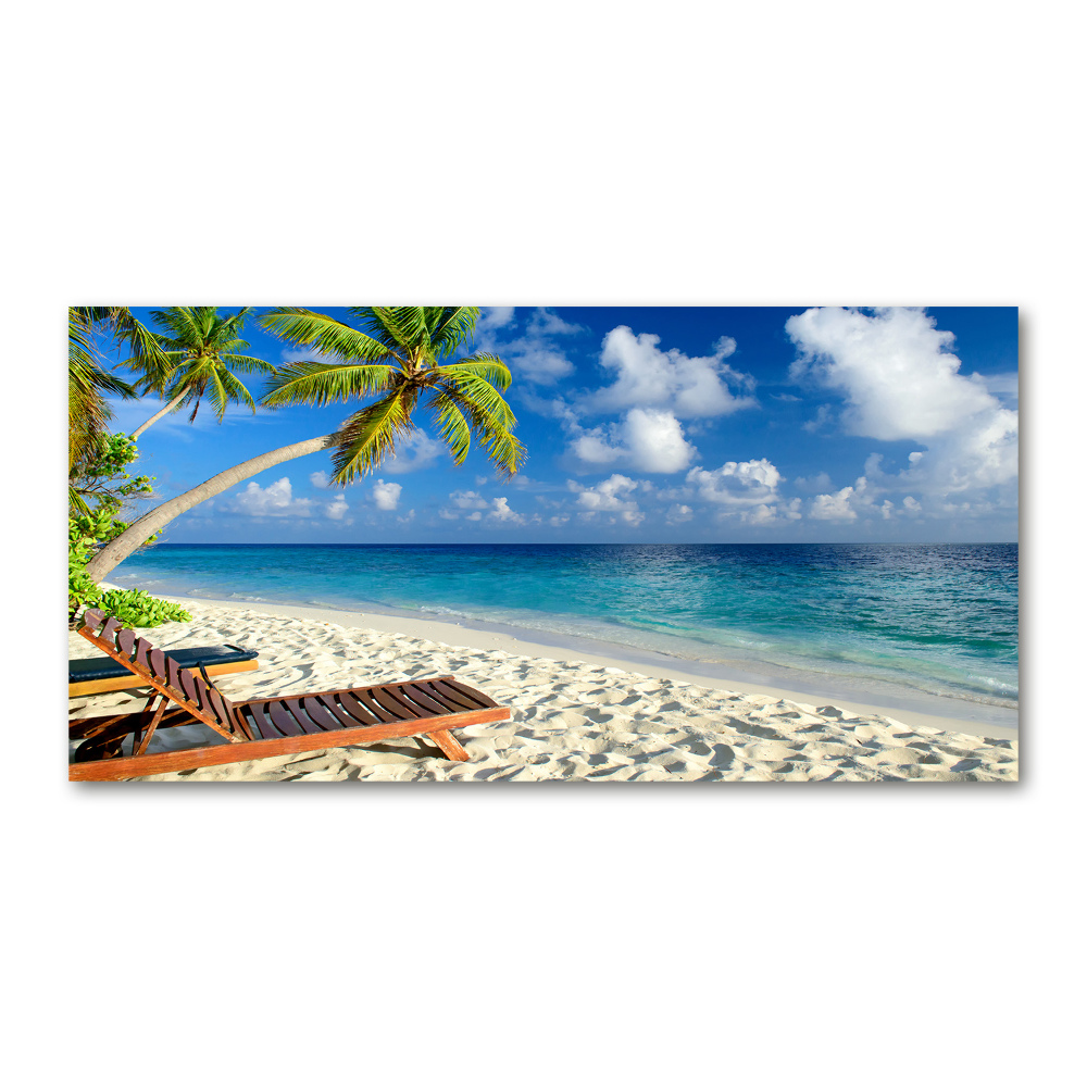 Foto obraz szklany Tropikalna plaża
