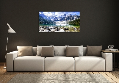 Foto obraz szklany Morskie oko Tatry