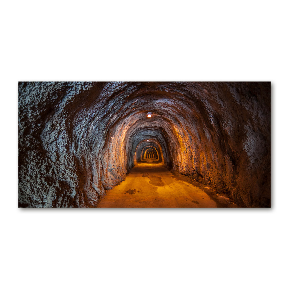 Fotoobraz na ścianę szklany Podziemny tunel