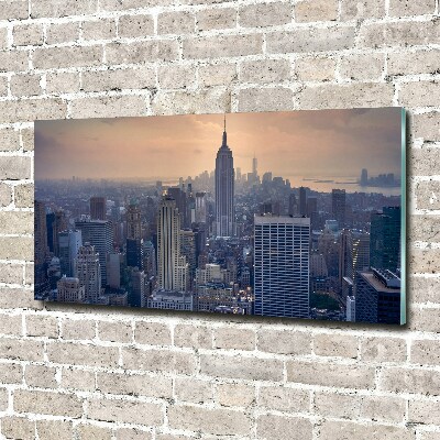 Foto obraz szklany Manhattan Nowy Jork