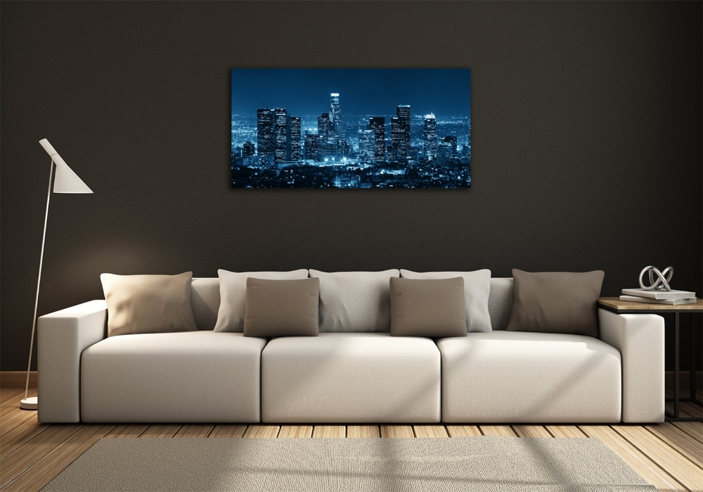 Foto obraz szklany Los Angeles nocą