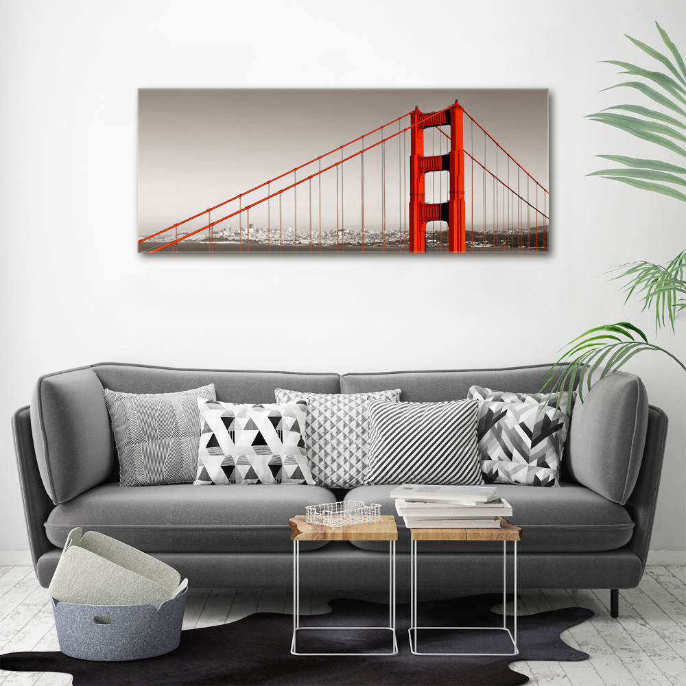 Foto obraz szklany Most San Francisco
