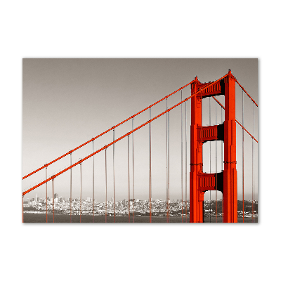 Foto obraz szklany Most San Francisco