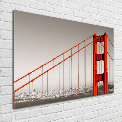Foto obraz szklany Most San Francisco