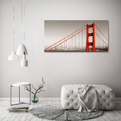 Foto obraz szklany Most San Francisco