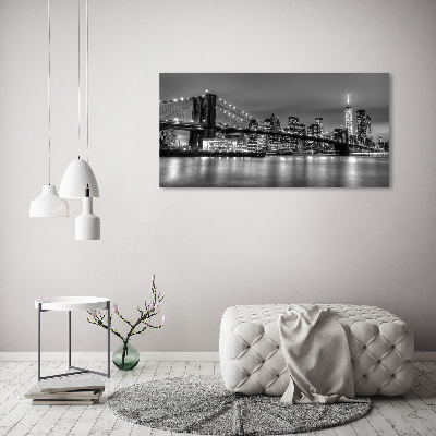 Foto obraz szklany Most Brookliński