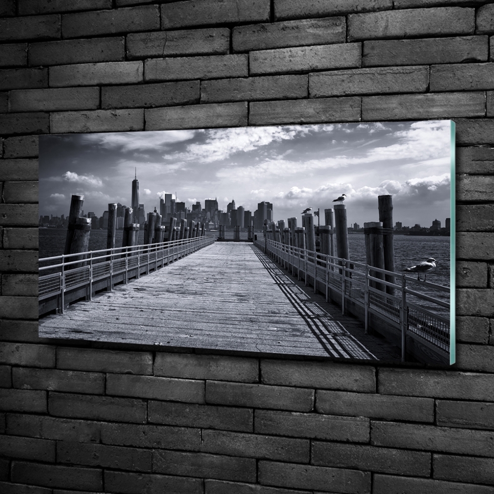Foto obraz szklany Nowy Jork panorama