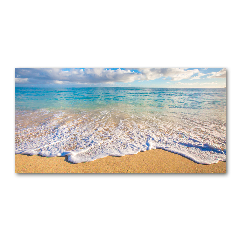 Foto obraz szkło hartowane Hawajska plaża