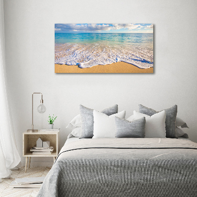 Foto obraz szkło hartowane Hawajska plaża