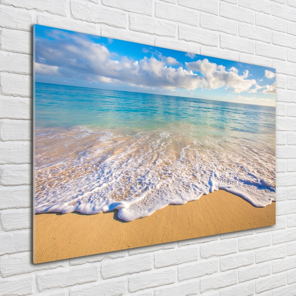 Foto obraz szkło hartowane Hawajska plaża