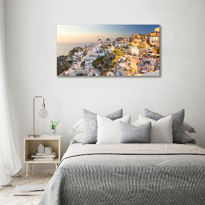 Foto obraz szklany Santorini Grecja