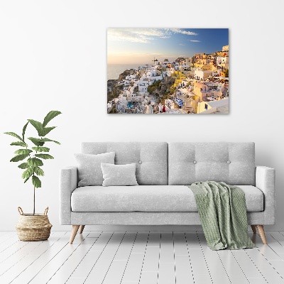 Foto obraz szklany Santorini Grecja