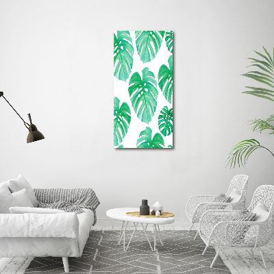 Foto-obraz szkło hartowane pionowy Monstera