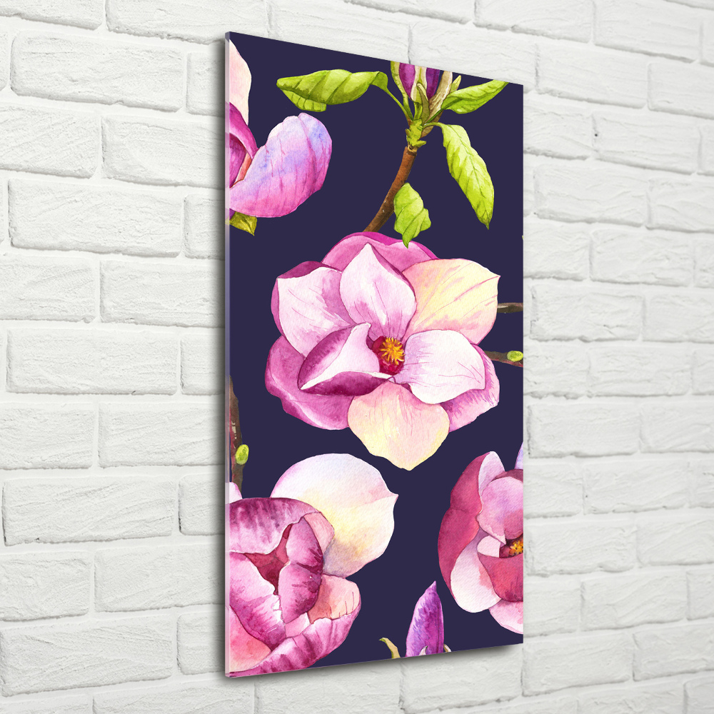 Foto-obraz szkło hartowane pionowy Magnolia