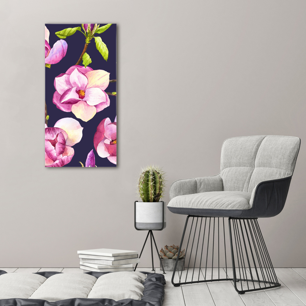 Foto-obraz szkło hartowane pionowy Magnolia
