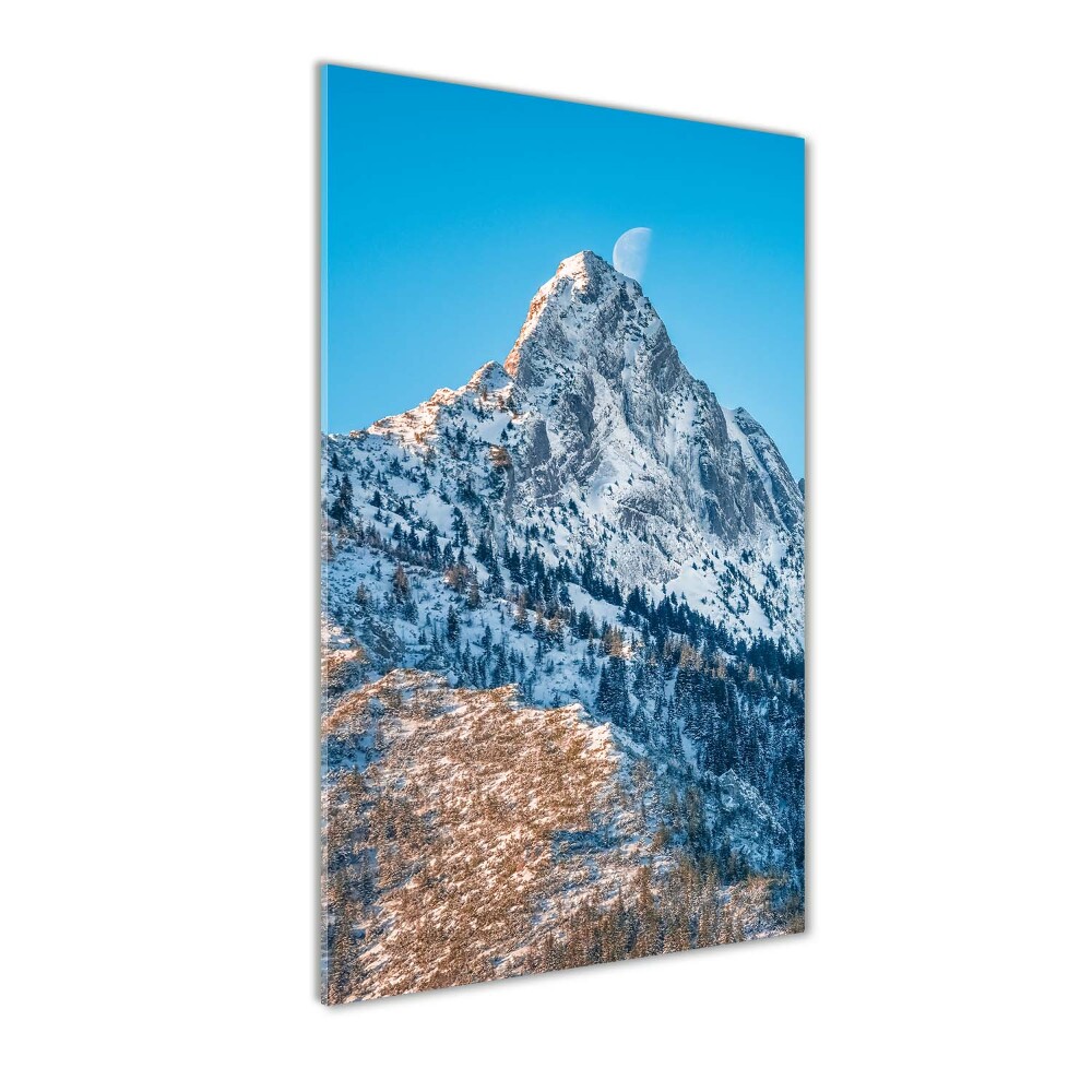 Foto obraz szkło hartowane pionowy Giewont Tatry