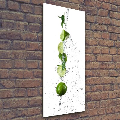 Foto-obraz zdjęcie na szkle pionowy Limonki