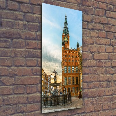 Foto obraz szkło hartowane pionowy Gdańsk Polska