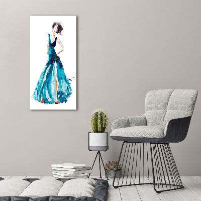 Foto obraz na szkle pionowy Ilustracja mody