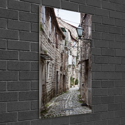 Foto obraz na szkle pionowy Uliczka Chorwacja