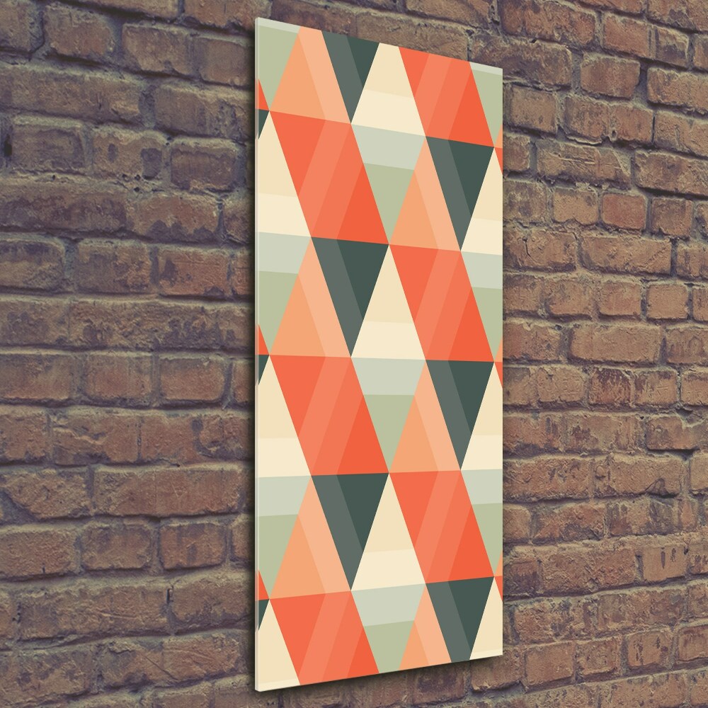 Foto obraz szklany pionowy Geometryczne tło