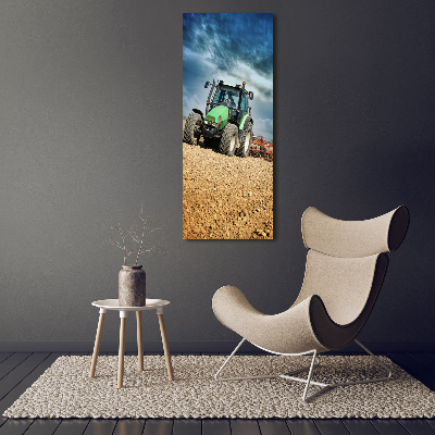 Foto-obraz zdjęcie na szkle pionowy Traktor
