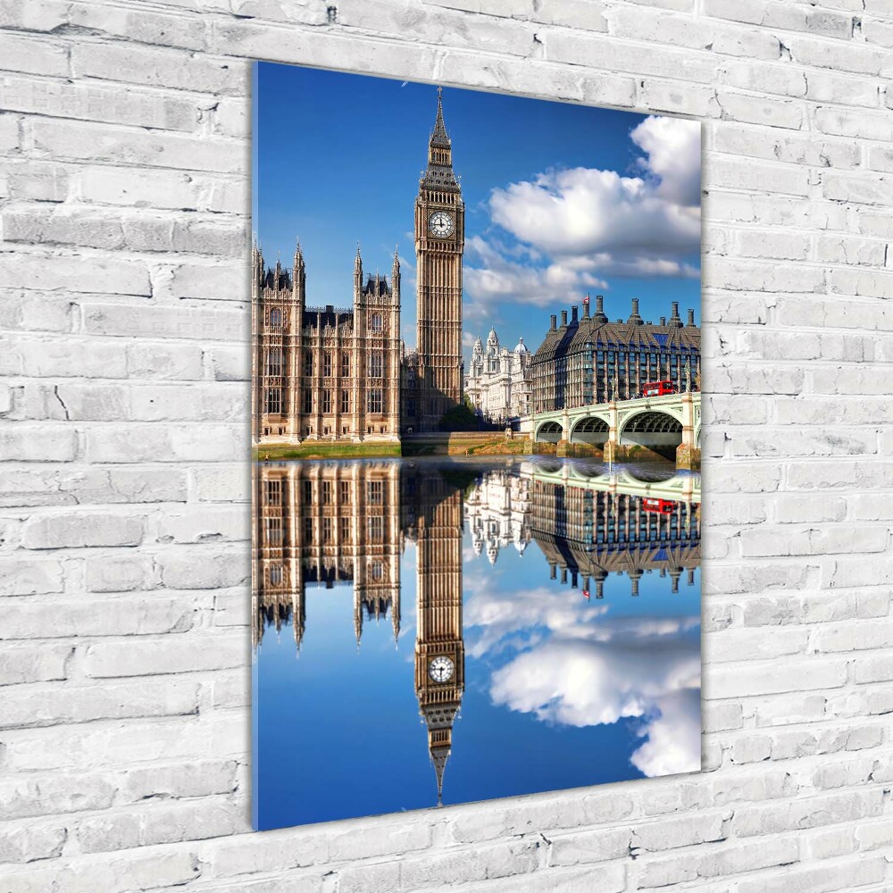 Foto obraz zdjęcie na szkle pionowy Big Ben Londyn