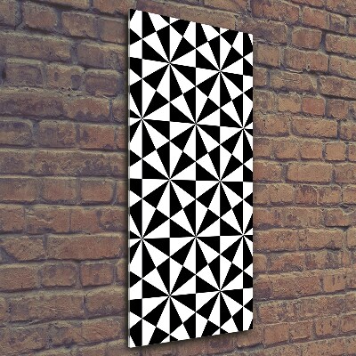 Foto obraz szklany pionowy Geometryczne tło