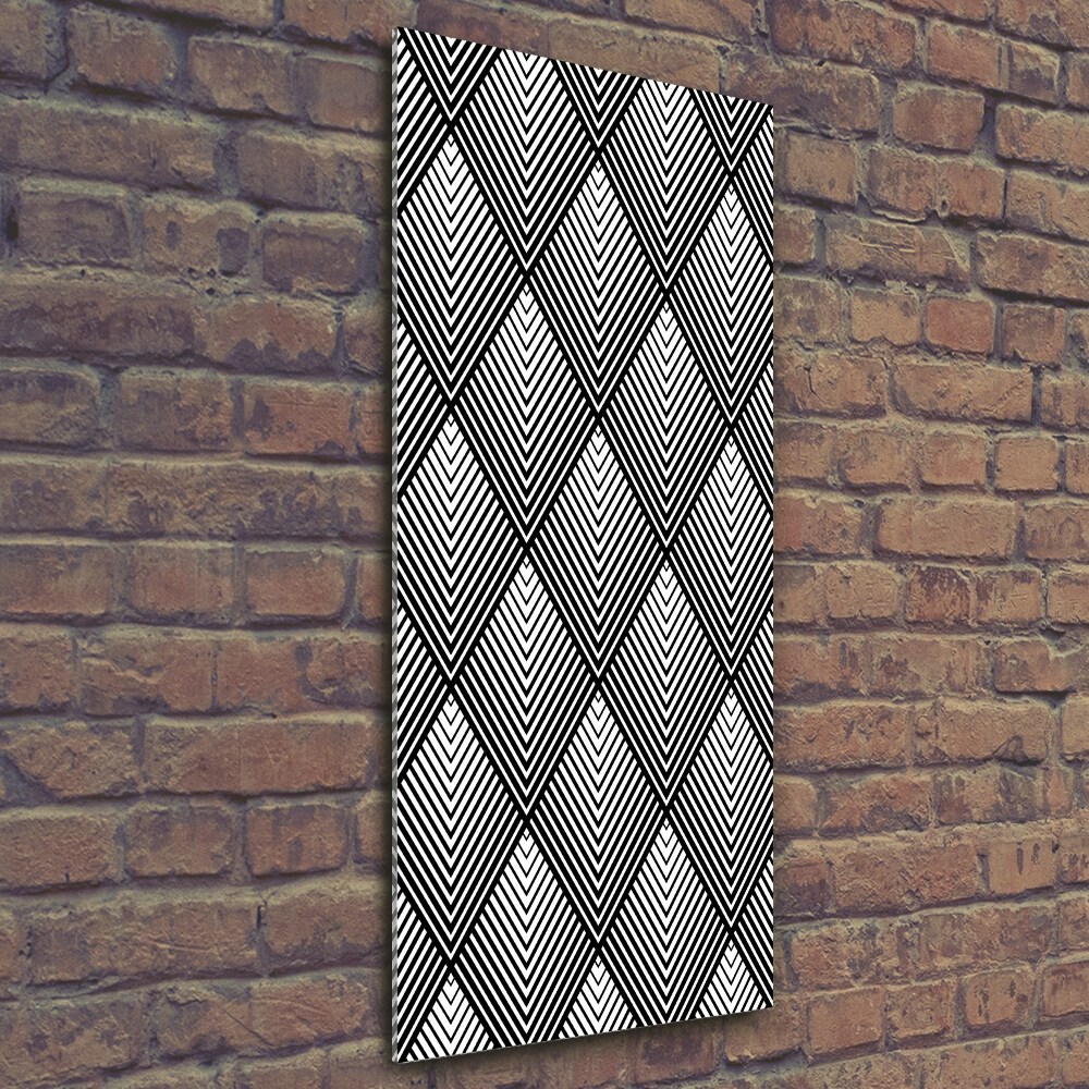 Foto obraz szklany pionowy Geometryczne tło