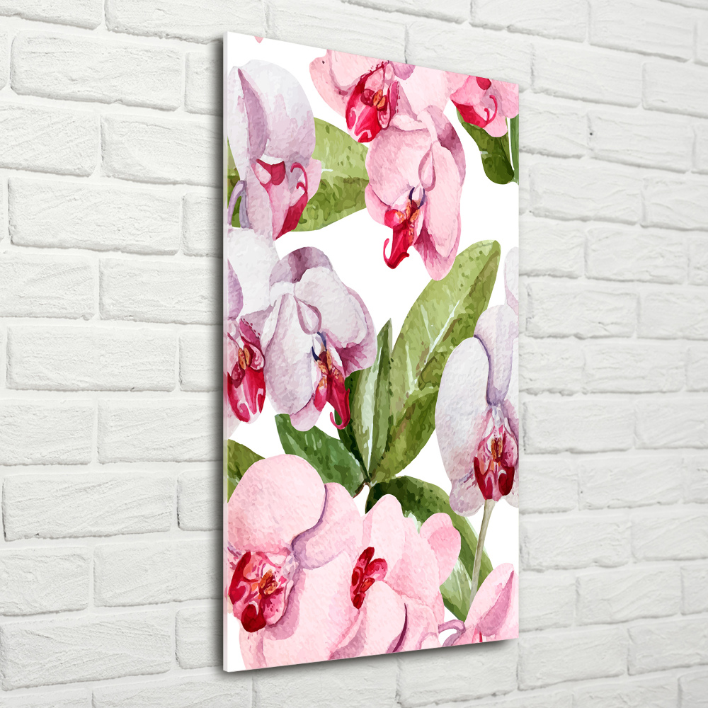 Foto-obraz szkło hartowane pionowy Orchidea