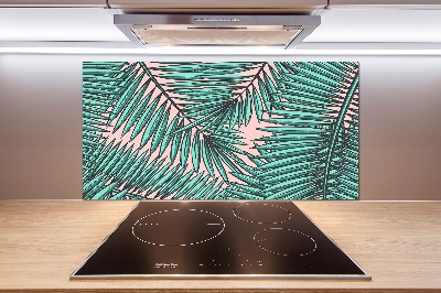 Panel dekor szkło Liście palmy