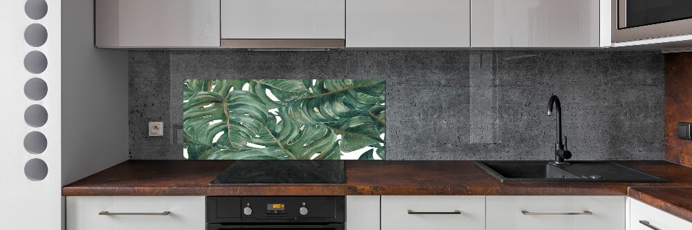 Panel między meble w kuchni Monstera
