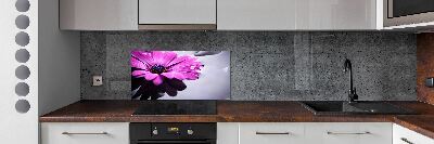 Panel szklany do kuchni Gerbera