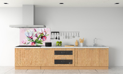Panel do kuchni Kwiaty magnolii