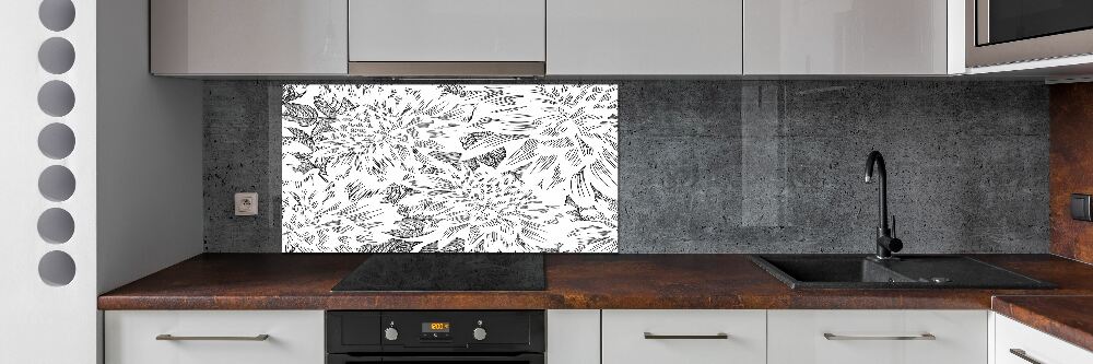 Panel do kuchni Kwiatowy wzór
