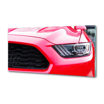 Panel do kuchni Czerwony mustang