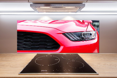 Panel do kuchni Czerwony mustang