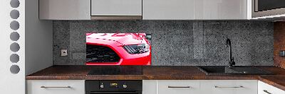 Panel do kuchni Czerwony mustang