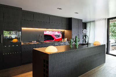 Panel do kuchni Czerwony mustang