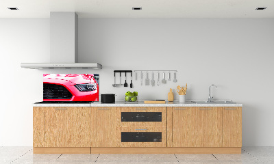 Panel do kuchni Czerwony mustang