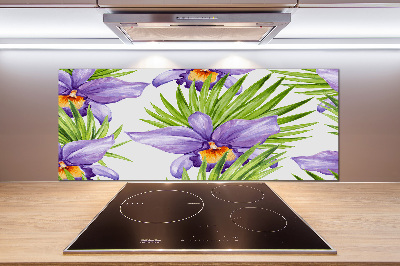Panel między meble w kuchni Orchidea