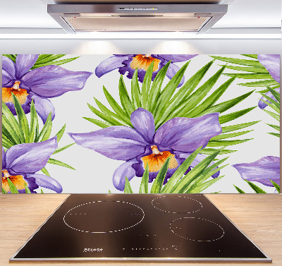 Panel między meble w kuchni Orchidea