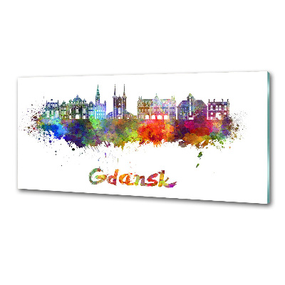 Panel do kuchni Kolorowy Gdańsk