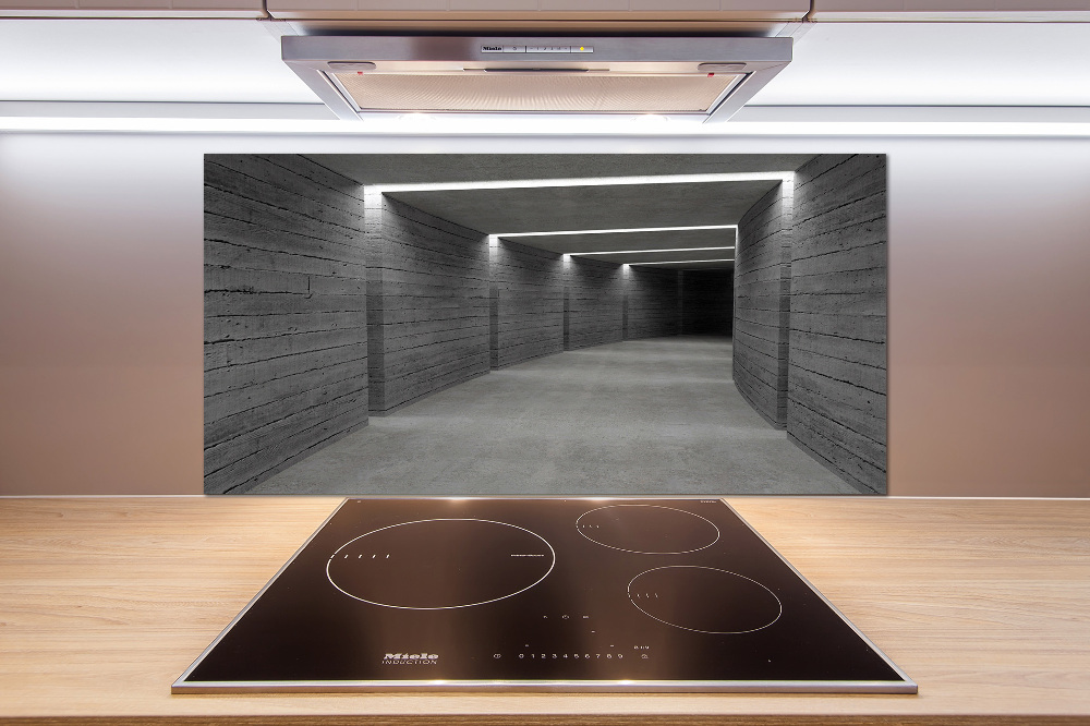 Panel do kuchni Betonowy tunel
