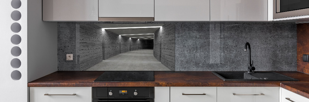 Panel do kuchni Betonowy tunel