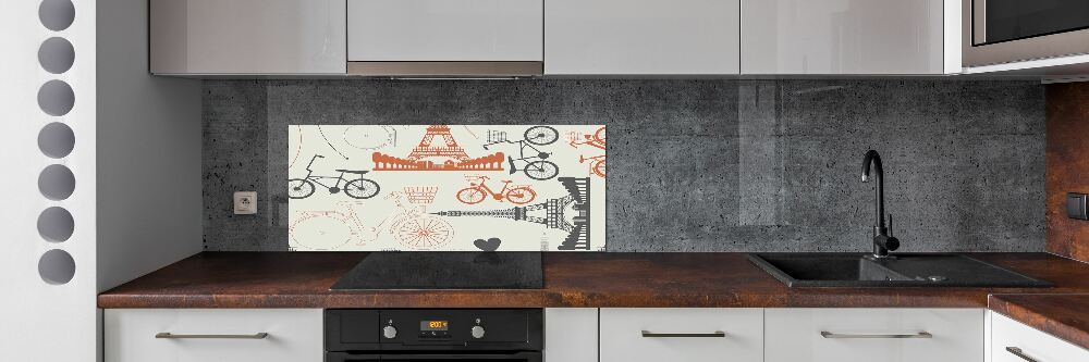 Panel do kuchni Symbole Francji